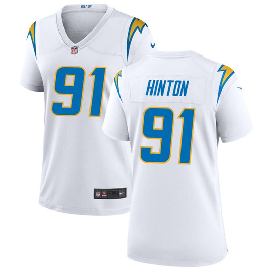 Christopher Hinton Nike Los Angeles Chargers Women's Game Jersey - White