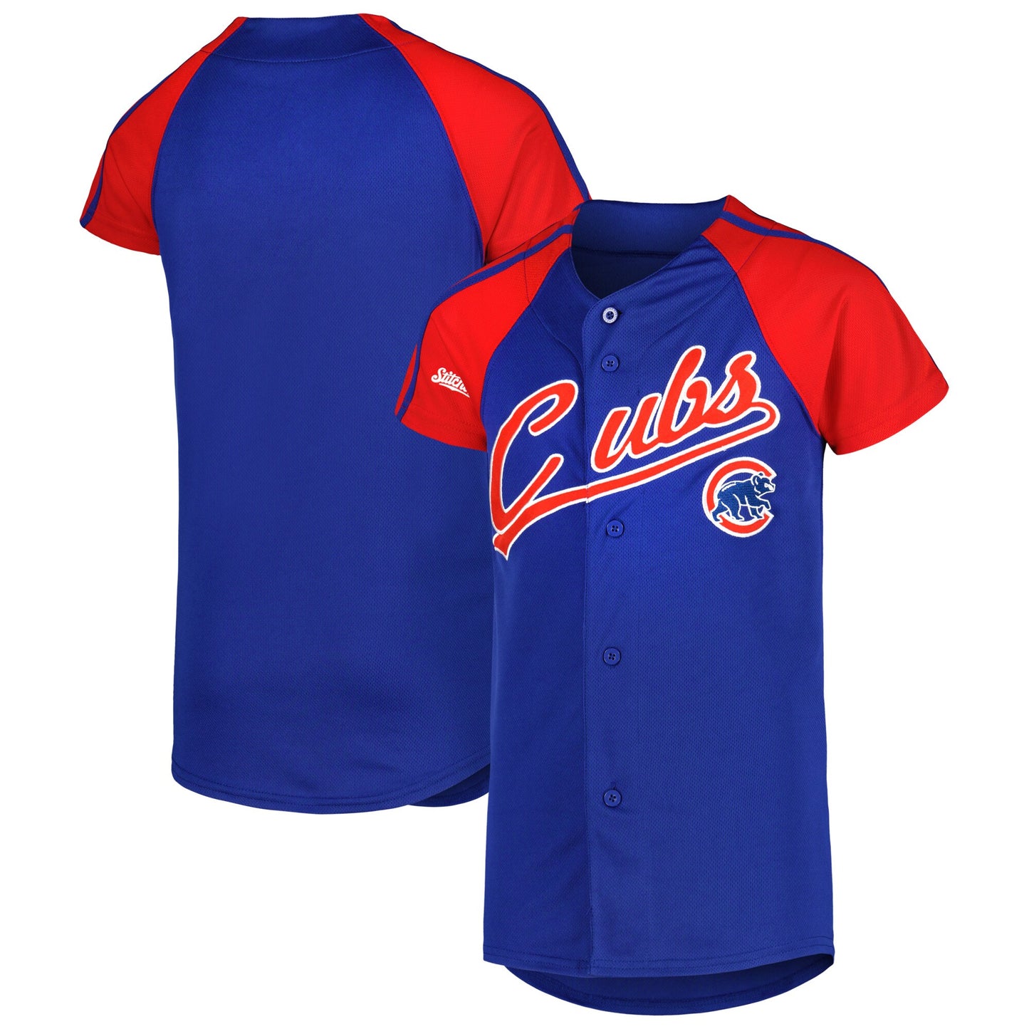 Chicago Cubs Stitches Youth Team Jersey - Royal/Red