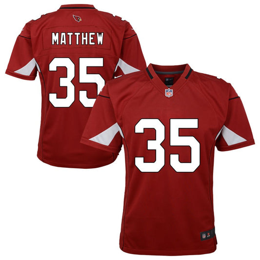 Christian Matthew Arizona Cardinals Nike Youth Team Game Jersey - Cardinal