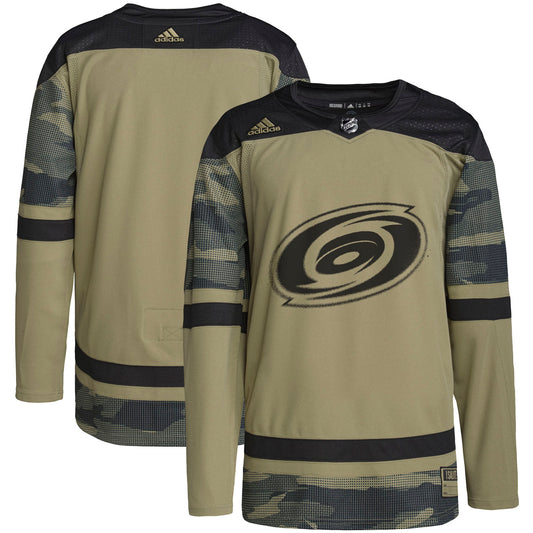 Carolina Hurricanes adidas Military Appreciation Team Authentic Practice Jersey - Camo