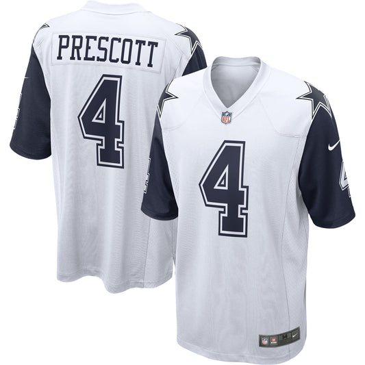 Dak Prescott Dallas Cowboys Nike Alternate Game Jersey - White