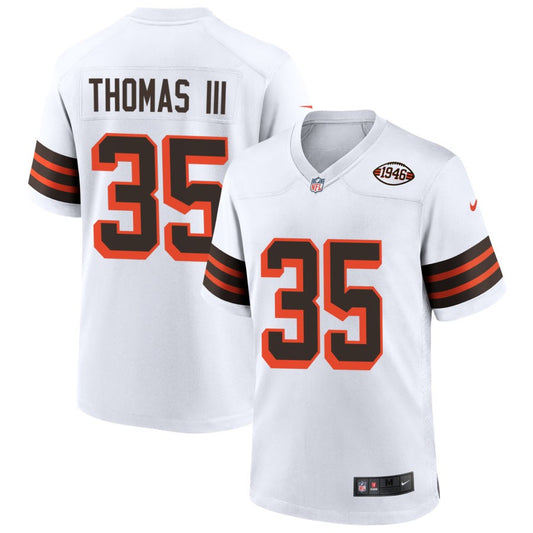 Charlie Thomas III Cleveland Browns Nike 1946 Collection Alternate Jersey - White