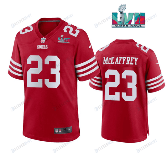 Christian Mccaffrey 23 San Francisco 49Ers Super Bowl LVII Men Game Jersey